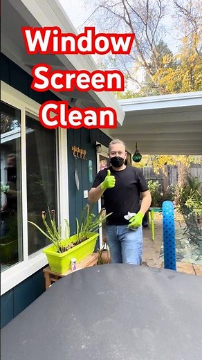 Window Screen Cleaning Transformation 👀✨ | Kate’s Clean Company