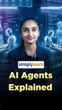 What Are AI Agents? | Introduction To AI Agents 2026 | AI Agents Explained | #Shorts | #Simplilearn