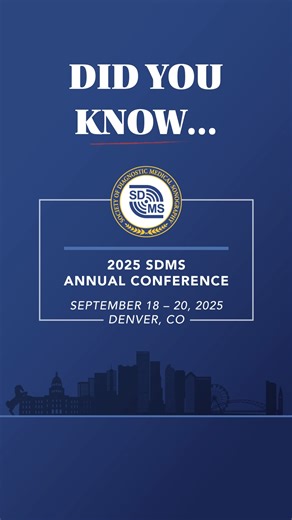 Early birds get a treat, sign up to attend the 2025 #SDMS Annual Conference before June 30th and save! Register now for a chance to learn, grow, and celebrate: https://bit.ly/3y2GXib 🎉💡 #Ultrasound #Sonography #SDMSAnnualConference | Society of Diagnostic Medical Sonography