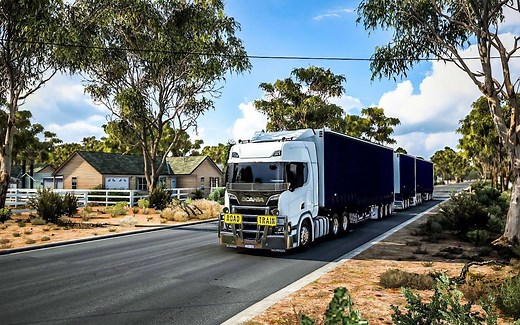 【YouTube】美卡地图mod_Project Straylia Map Mod - American Truck Simulator 1.41