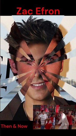 Zac Efron then and now #zacefron #hsm #highschoolmusical #troybolton