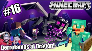 Nuevo capitulo de Minecraft en el canal y ahora derrotamos al ender dragón de minecraft y conseguimos el huevo de dragón serie survival. | Karim Juega