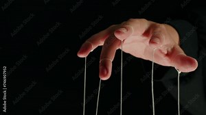 The puppeteer controls the puppets in the theater. Managing people at work, in politics and government. Action control