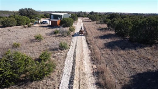New Road and Septic Installation with Ole Allis-Chalmers