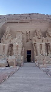 10K views · 129 reactions | Abu Simbel, a historic site in Egypt, features two massive rock-cut temples carved from the mountainside in the 13th century BC during Pharaoh Ramses II's reign. | History Revived | Facebook