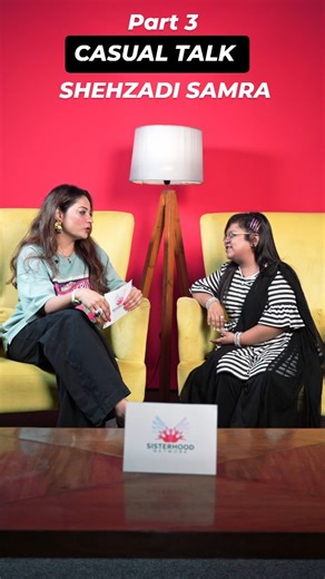 Sisterhood Network on Instagram: "SHEHZADI SAMRA Interview Part 3 In this part, Shehzadi Samra opens up about her new experiences, challenges, and achievements in life. She shares an inspiring message for women — to believe in their dreams and never give up. This interview beautifully reflects confidence, perseverance, and the true strength of women."