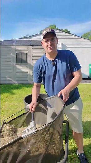 Stop Raking Grass Clippings — Vevor Lawn Sweeper Does It Faster Picking up grass clippings is hands