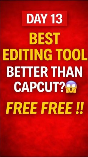 Day 13— Most Powerful Video Editing Software FREE 🔥 Offline Editor