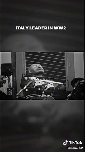 Leader Benito Mussolini speech in Italy