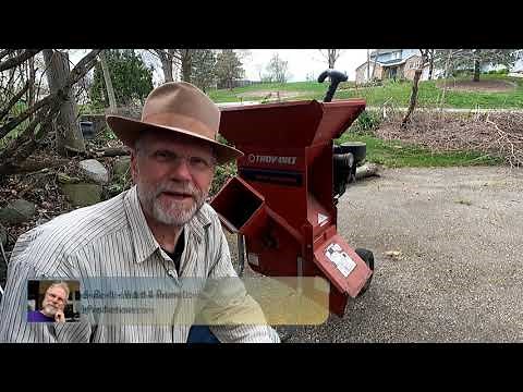 Removing and Sharpening Cutter Blade in Troy-Bilt Super Tomahawk wood chipper
