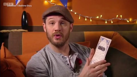 Tom Hardy reading a bedtime story