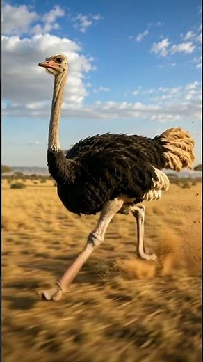 Nature's Most Shocking Wonder 😱 This Bird Runs Faster Than Humans! 🐦