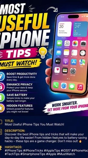 Most Useful iPhone Tips You Must Watch! 🔥