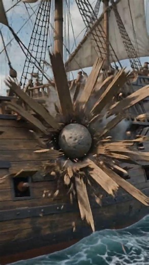 English Navy Sovereign (Carrack) Iron Bombard