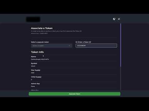 How Associate a Token to HashPack wallet : A Step-by-Step Guide