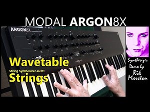 Modal ARGON8X Wavetable Strings Digital Synthesizer Rik Marston