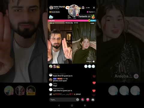 Haider Shah live on TikTok Rajab family Haider Shah TikTok live braod.18/03/2026