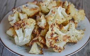 Easy Roasted Cauliflower Recipe using just 4 ingredients