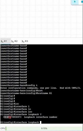 4.How to Creat Loopback in CISCO Router?