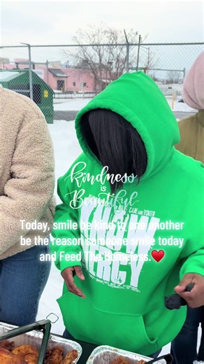 #Share Whether it's rain, snow, or sleet, people still need us in our community at “Sandwich Saturday’s”. Today, we need your help more than ever. So many families and homeless individuals have needs, and it breaks my heart every Saturday to see children out there struggling. I try my best not to get emotional, put on a smile to show them that I'm strong and I support them. I'm here for them, no matter what. It means a lot to me to have such beautiful volunteers in our community who go above and