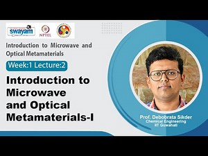 Lec 2: Introduction to Microwave and Optical Metamaterials-I
