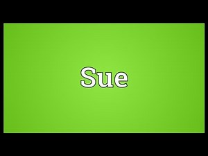 Sue Meaning