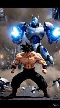 Goku Fixes Dead Robot to Save City! | Alien Invasion Fight