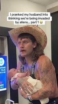 Alien invasion prank😂 #funny #comedyforever #funnyprank #husbandwife #prankideas