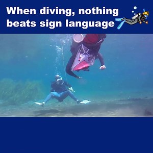 202K views · 6.3K reactions | Want to learn scuba diving in sign language? Aqua Hands, LLC made it possible. More: www.aquahands.com Via facebook.com/seektheworld2015 Subscribe: youtube.com/seektheworld2015 | Ai-Media | Facebook