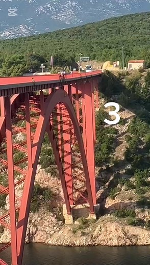 230 reactions · 14 shares | 3...2...1...BUNGEE!  Jumping from Croatia’s highest bungee spot – 56 meters of pure adrenaline off the iconic Maslenica Bridge! Think you’ve got what it takes?  DM us & take the leap – the King of adrenaline sports is waiting for YOU!  #BungeeJump #MaslenicaBridge #CroatiaAdventure #AdrenalineRush #BungeeChallenge #ExtremeSports #YOLO #capcut | Bungee Jumping Maslenički most Zadar | Facebook