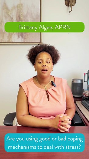 🫶 Are you using healthy or unhealthy coping mechanisms to handle stress? Brittany Algee, APRN discusses how some coping strategies may signal a mental health issue, and some healthier ways to control stress. Brittany is accepting new patients, contact her office today: http://osf.care/Zk2q50Xoacj | OSF Sacred Heart Medical Center - Urbana