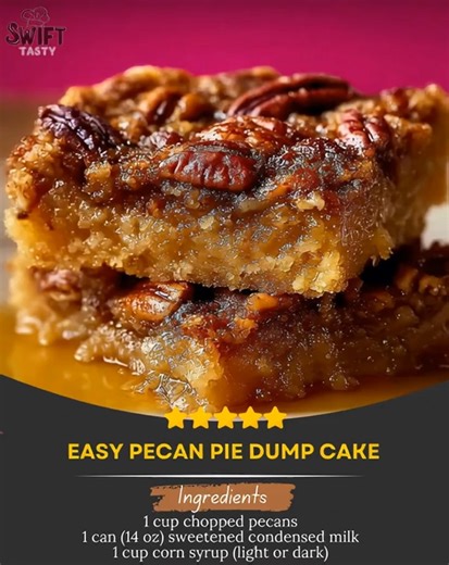 33K views · 313 reactions | Easy Pecan Pie Dump Cake Ingredients: 1...