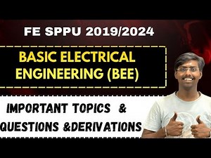 SPPU FE Basic Electrical Engineering IMP Questions | 2019/2024 Pattern | Derivations & Numericals