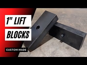 How We Make Solid Steel 1" Lift Blocks