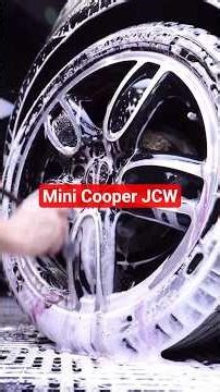Deep Cleaning ASMR: Mini Cooper JCW Transformation! 🚗✨ #asmr #automobile #satisfying #shorts