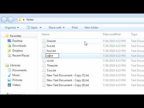Quick Windows Renaming Shortcuts
