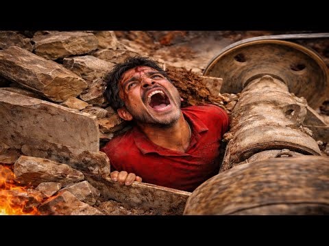 Big Stone Stuck in Crusher Machine | Powerful Rock Crushing Process | Dangerous Heavy Equipment