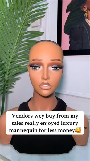 Mannequin Makeup Artist In Portharcourt on Instagram: "#mannequinglam #mannequinmakeup #mannequinmakeupartist #wigartist #mannequin #mannequinhead #hairvendor"