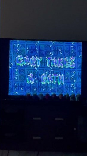 SpongeBob SquarePants Gary takes a bath intro ￼