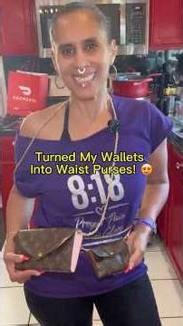 DIY waist purse with chain