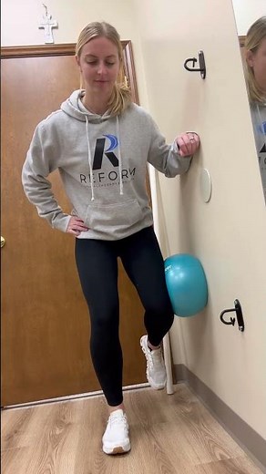 Hip abduction isometric into wall