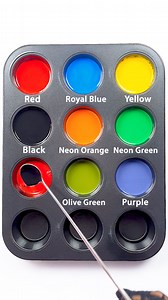 225K views · 763 reactions | Color Recipes From Just Red, Royal Blue, Yellow and White #colormixing #satisfying #asmr #paintmixing #colortheory #reelsviralシ #fblifestyles #fbreelsfypシ゚ | Painting Academy | Facebook