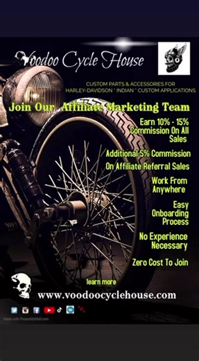 Voodoo Cycle House Custom Parts & Accessories For Harley Davidson - Indian - Custom Applications. We offer financing to make purchases even easier with 4 interest-free installments or pay per/mo with SHOP PAY View sample plans NOW www.voodoocyclehouse.com #affiliatemarketing #affiliatemarketing #subscribe #like #bikerally