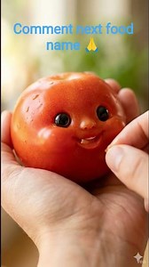 feeding a baby tomato 🍅