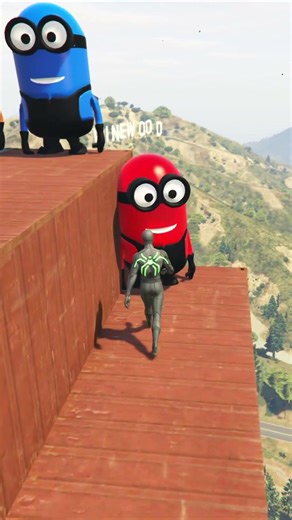 Spider-Man Insane Jump Fails in GTA 5 | Euphoria Physics Engine