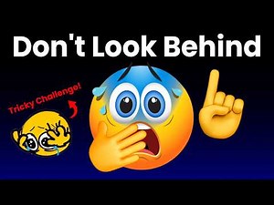 Don't Look Behind while watching this video! 😨
