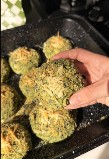 Croquetas de espinaca y garbanzos — receta para 20 unidades
