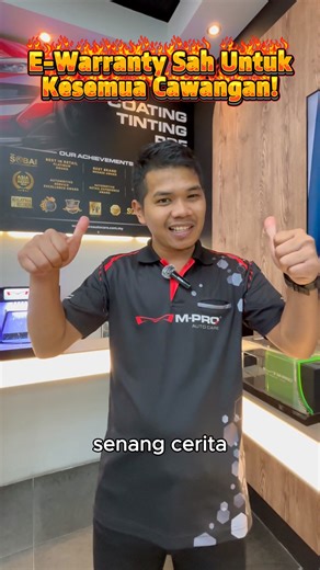 Di M-Pro Auto Care, semua rekod servis & waranti disimpan dalam E-Warranty System digital—jelas, teratur, dan senang check bila-bila masa. ✅ Rekod waranti lebih terjamin ✅ Maklumat servis tersusun ✅ Semua cawangan guna sistem yang sama Servis lebih mudah. Waranti lebih yakin. 👉 Pilih M-Pro Auto Care untuk pengalaman servis yang lebih professional & trusted. #Puchong #Coating #WindowFilm #Tinted #PPF #WPF #MProAutoCareMalaysia | M-Pro Auto Care Malaysia