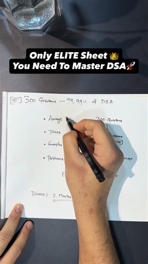 Code & Complexity | ⚠️ This DSA sheet is the result of countless late nights, deep analysis, and ruthless filtering — built by CodeAndComplexity. Every problem... | Instagram