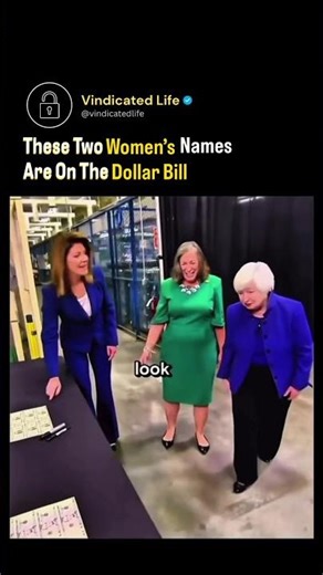 These Woman’s Names Are On The Dollar Bill #Dollar #money #women #unitedstates #motivation #success